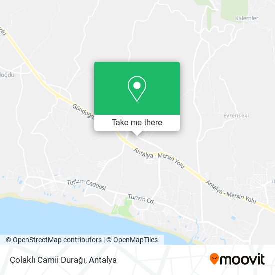 Çolaklı Camii Durağı map