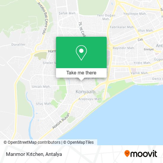 Marımor Kıtchen map