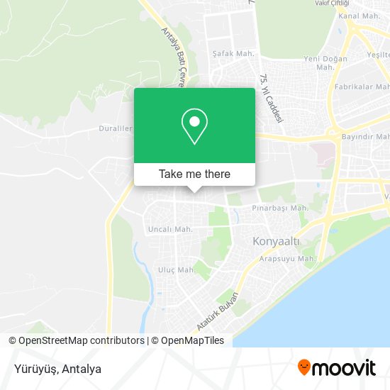 Yürüyüş map