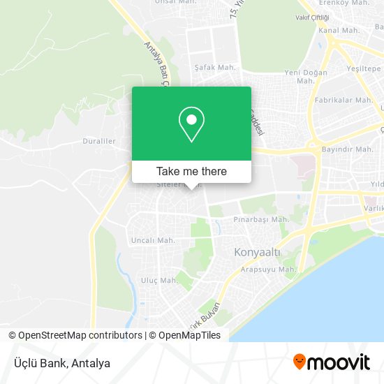 Üçlü Bank map