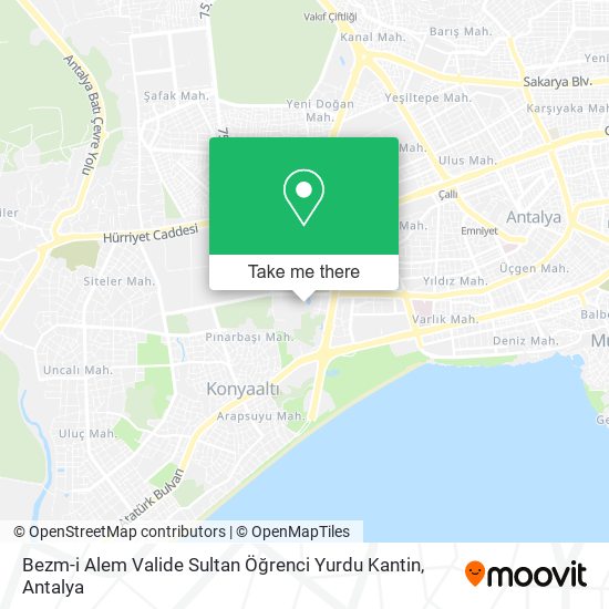 Bezm-i Alem Valide Sultan Öğrenci Yurdu Kantin map