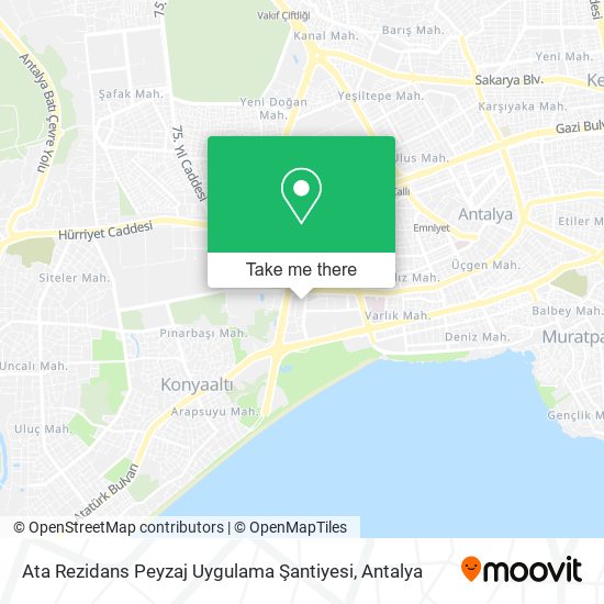 Ata Rezidans Peyzaj Uygulama Şantiyesi map