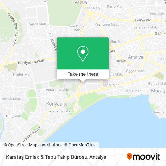 Karataş Emlak & Tapu Takip Bürosu map