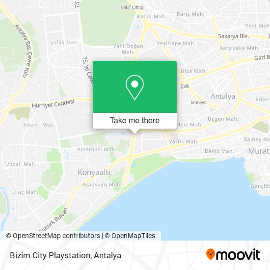 Bizim City Playstation map