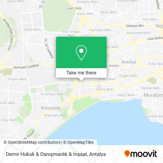 Demir Hukuk & Danışmanlık & İnşaat map