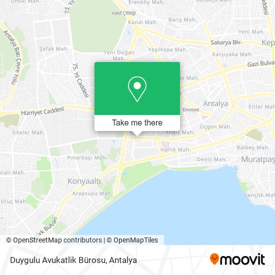Duygulu Avukatlik Bürosu map
