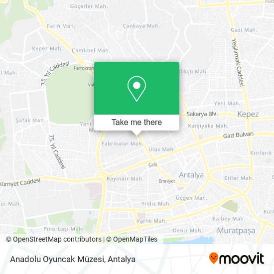 Anadolu Oyuncak Müzesi map