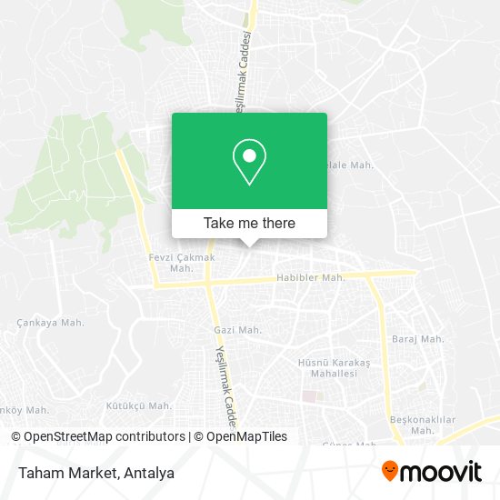 Taham Market map