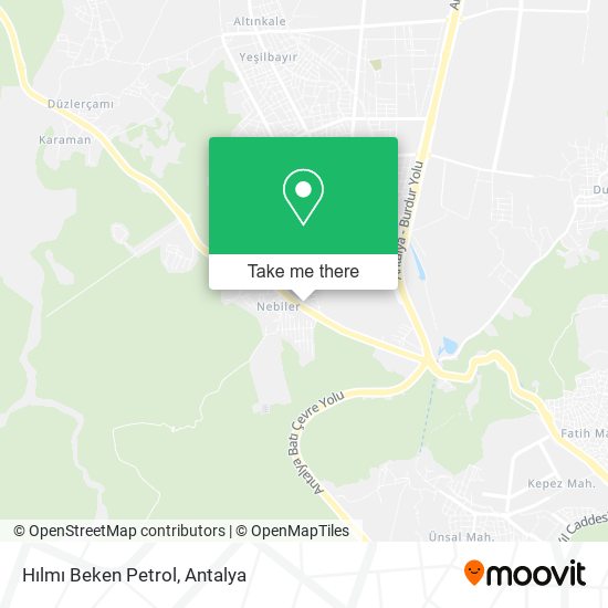 Hılmı Beken Petrol map