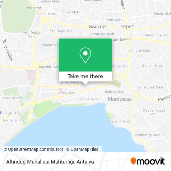 Altındağ Mahallesi Muhtarlığı map