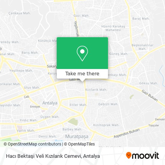 Hacı Bektaşi Veli Kızılarık Cemevi map