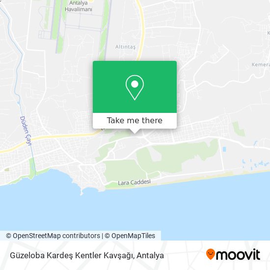 Güzeloba Kardeş Kentler Kavşağı map