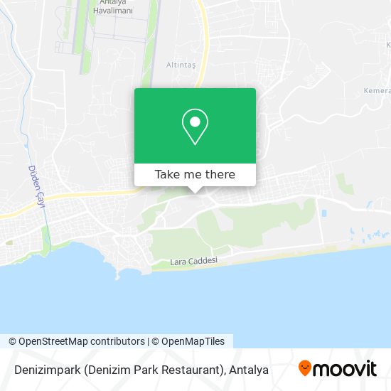 how to get to denizimpark denizim park restaurant in muratpasa by bus or light rail