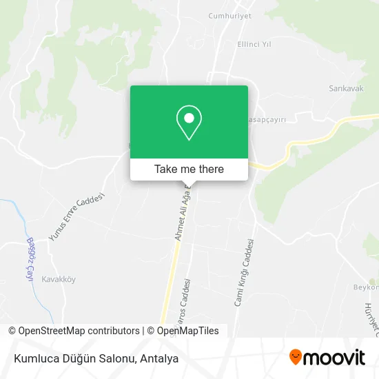 Kumluca Düğün Salonu map