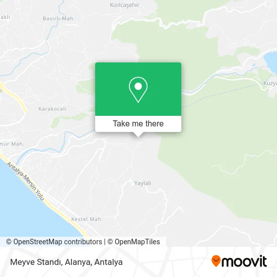 Meyve Standı, Alanya map