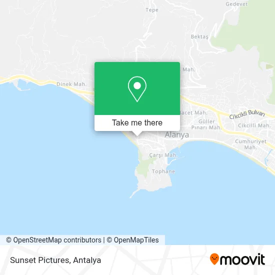 Sunset Pictures map