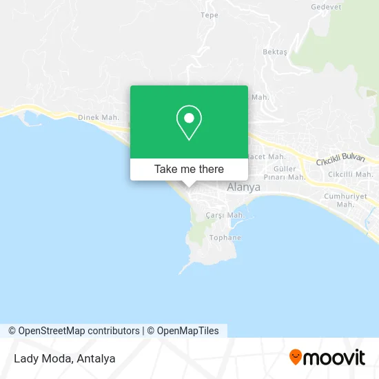 Lady Moda map