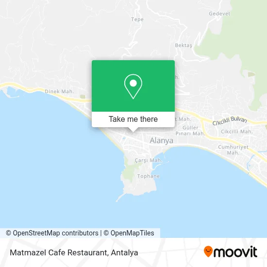 Matmazel Cafe Restaurant map