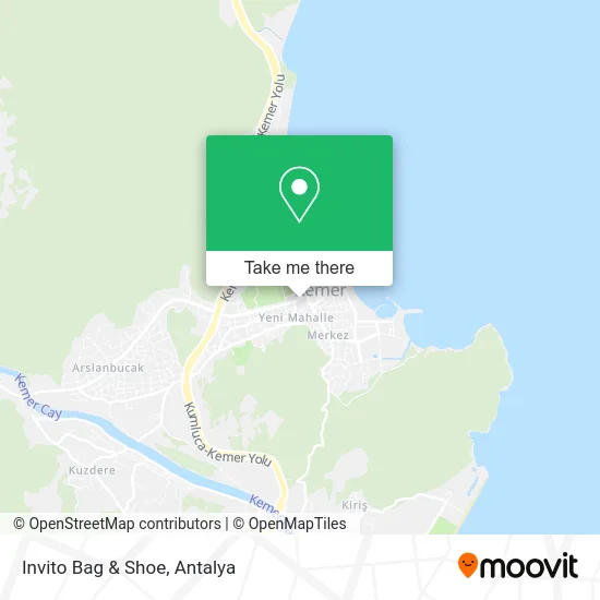 Invito Bag & Shoe map