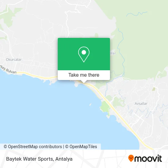 Baytek Water Sports map