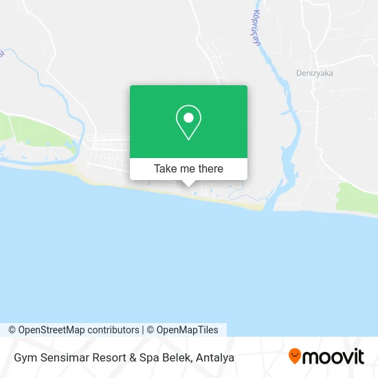 Gym Sensimar Resort & Spa Belek map