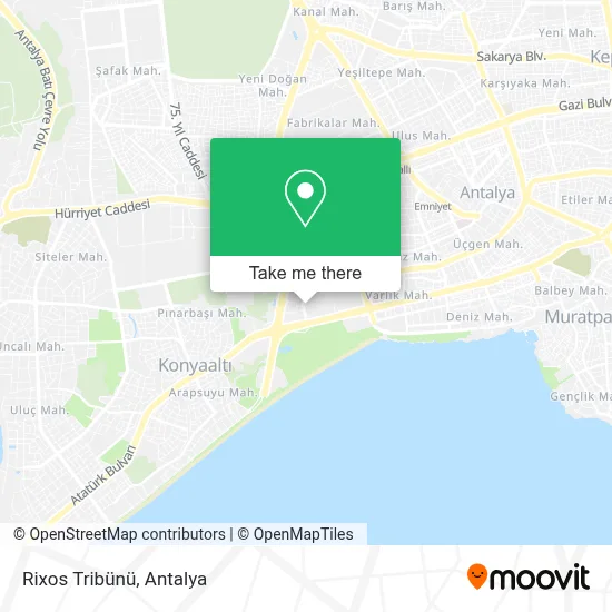 Rixos Tribünü map