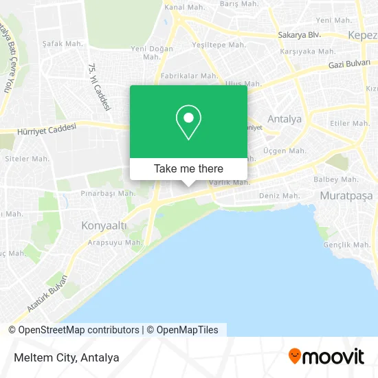 Meltem City map
