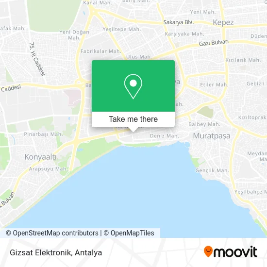 Gizsat Elektronik map