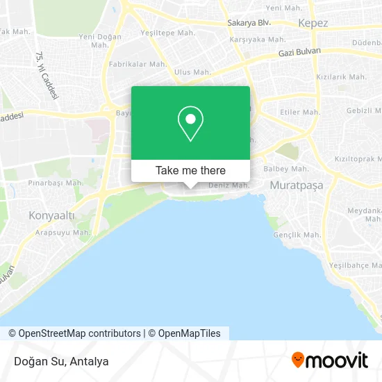 Doğan Su map