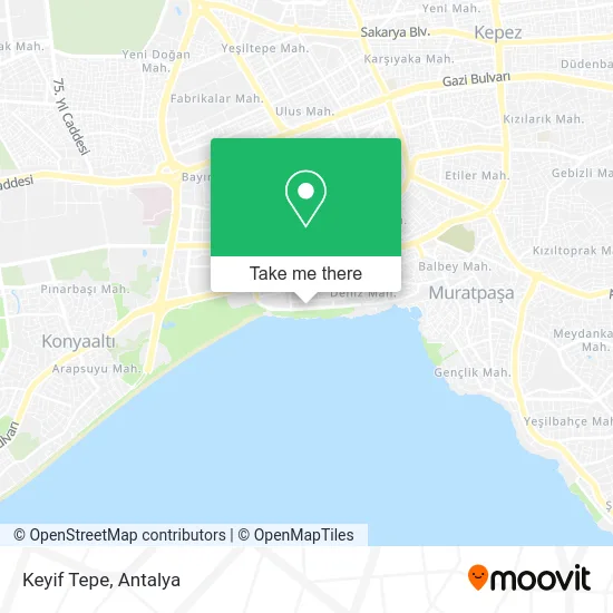 Keyif Tepe map