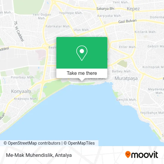 Me-Mak Muhendislik map