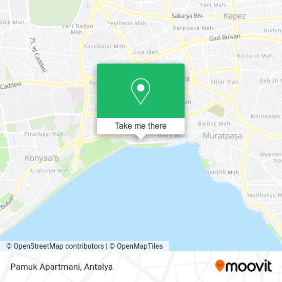 Pamuk Apartmani map