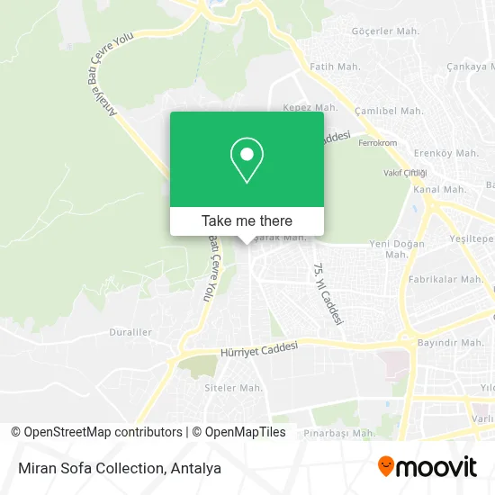 Miran Sofa Collection map