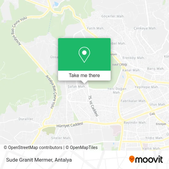 Sude Granit Mermer map
