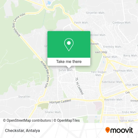 Checkstar map