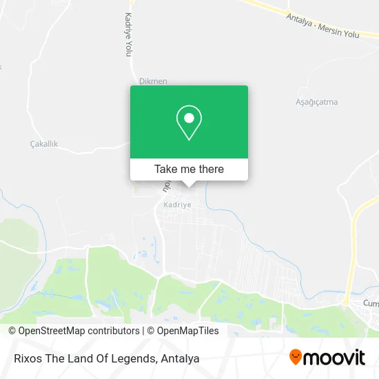 Rixos The Land Of Legends map