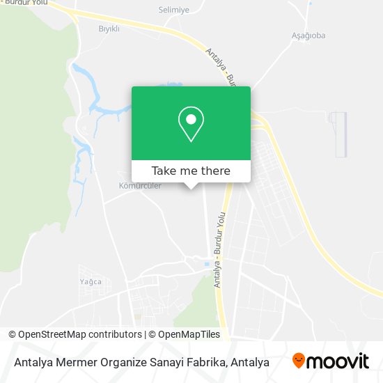 Antalya Mermer Organize Sanayi Fabrika map