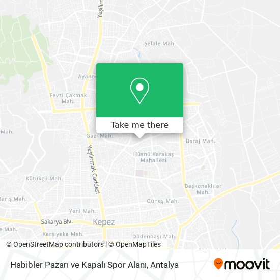 Habibler Pazarı ve Kapalı Spor Alanı map