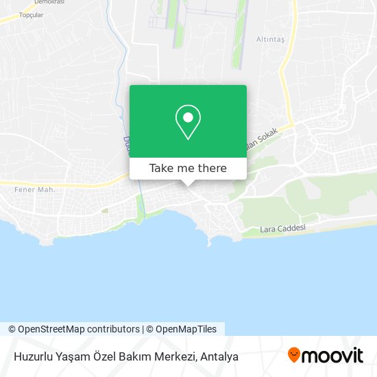 Huzurlu Yaşam Özel Bakım Merkezi map