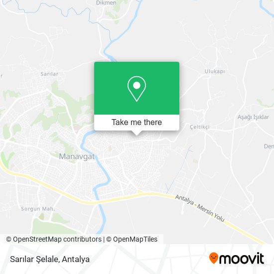 Sarılar Şelale map