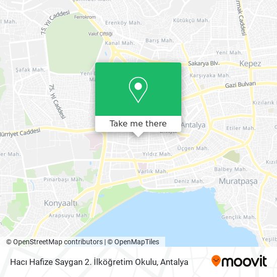 Hacı Hafize Saygan 2. İlköğretim Okulu map