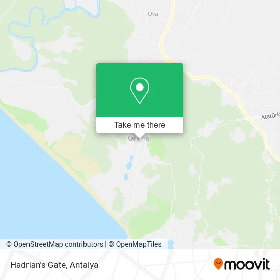 Hadrian's Gate map