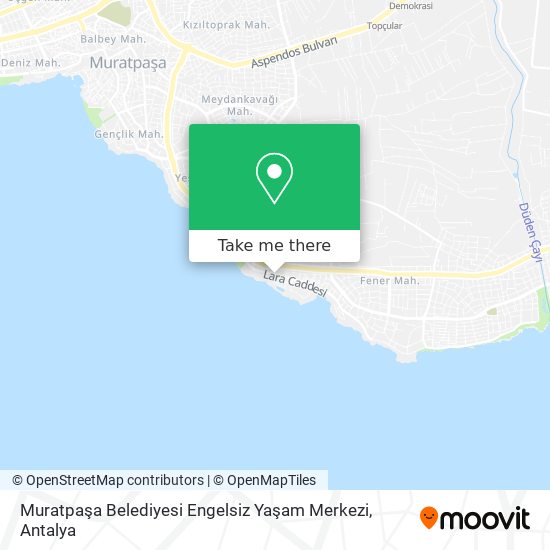Muratpaşa Belediyesi Engelsiz Yaşam Merkezi map
