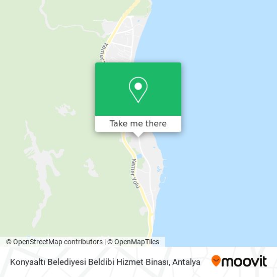 Konyaaltı Belediyesi Beldibi Hizmet Binası map