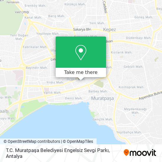 T.C. Muratpaşa Belediyesi Engelsiz Sevgi Parkı map