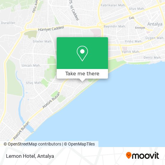 Lemon Hotel map