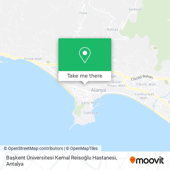 Başkent Üniversitesi Kemal Reisoğlu Hastanesi map
