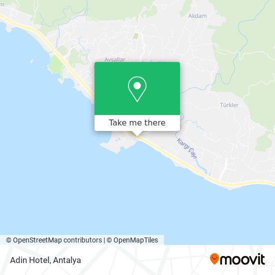 Adin Hotel map