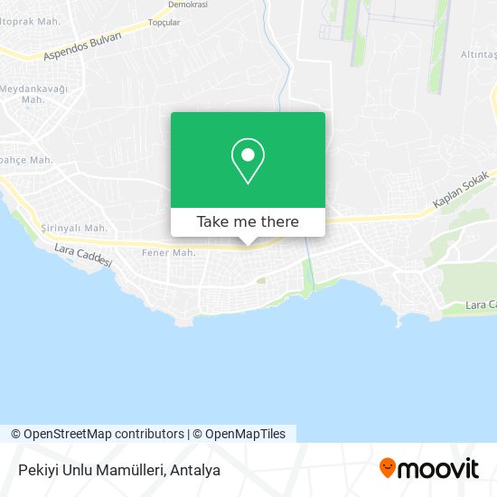 Pekiyi Unlu Mamülleri map