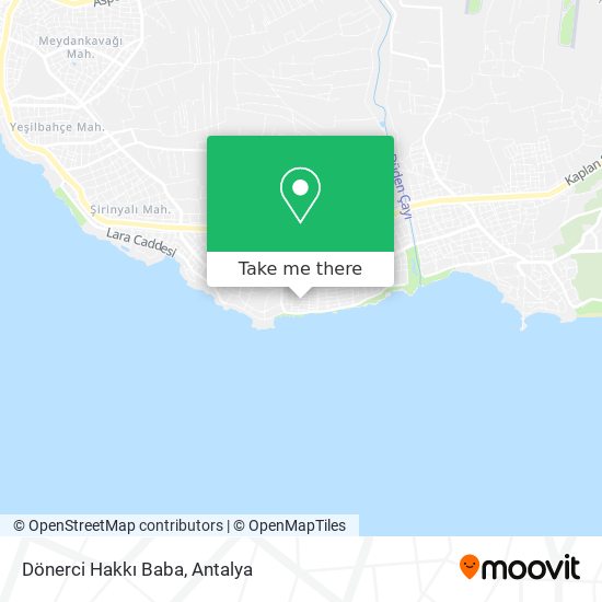 Dönerci Hakkı Baba map